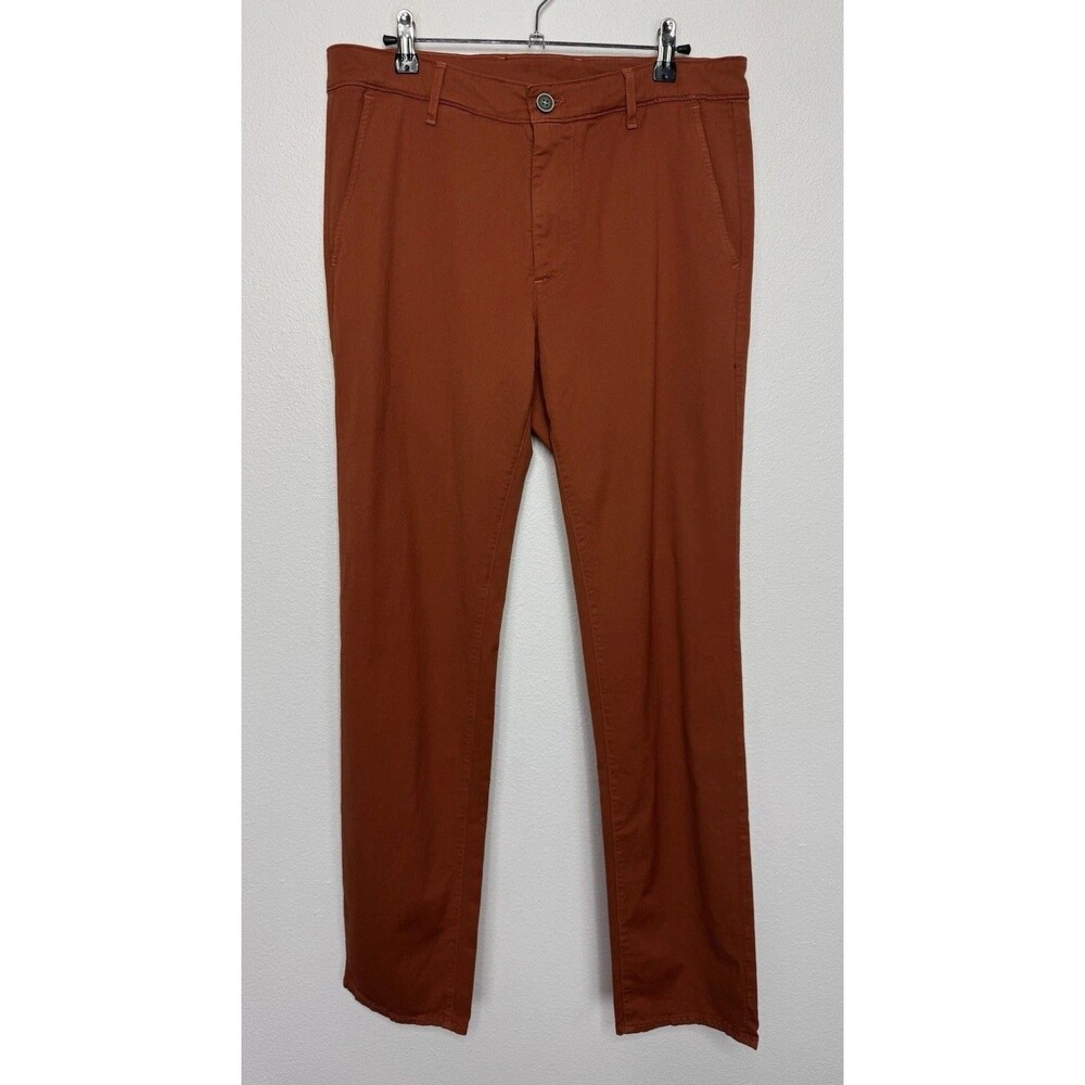 Ag Adriano Goldschmied Men's Rust Brown Slim Pants